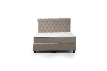 Dubbelmadrass, Bas & Huvudgavel Sudamoon Set Beige