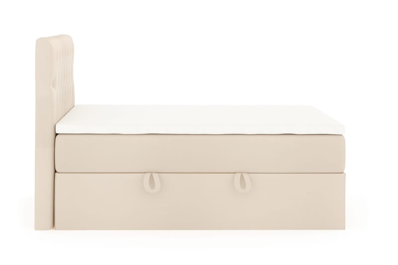 Boxy Box Bed 140x200 cm - Beige - Möbler - Sovrum - Sängar - Dubbelsängar