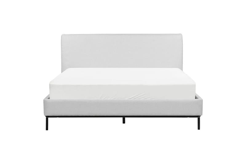 Dubbelsäng Corio med lamellram Grå-Svart, 160x200 cm - Grå-Svart, 160x200 cm - Möbler - Sovrum - Sängram & sängstomme