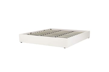 Dubbelsäng Dinan med lamellram Vit, 180x200 cm - Vit, 180x200 cm - Möbler - Sovrum - Sängar - Sängar med förvaring