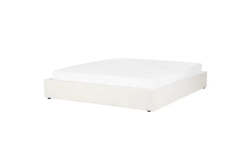 Dubbelsäng Dinan med lamellram Vit, 180x200 cm - Vit, 180x200 cm - Möbler - Sovrum - Sängar - Sängar med förvaring