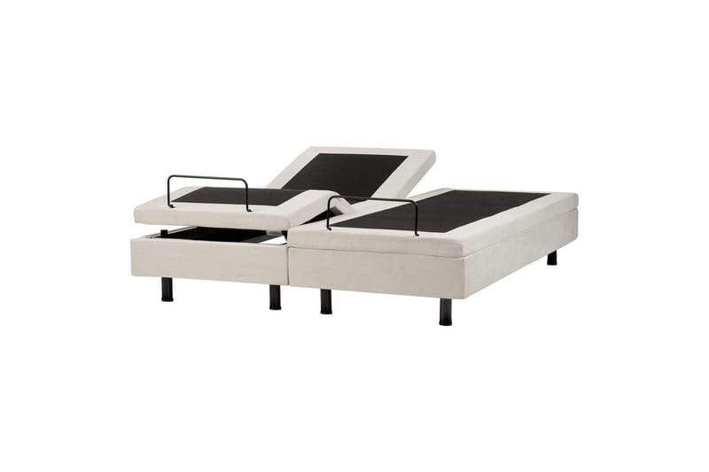 Dubbelsäng Duke II Beige-Svart, 160x200 cm, Beige-Svart, 160x200 cm