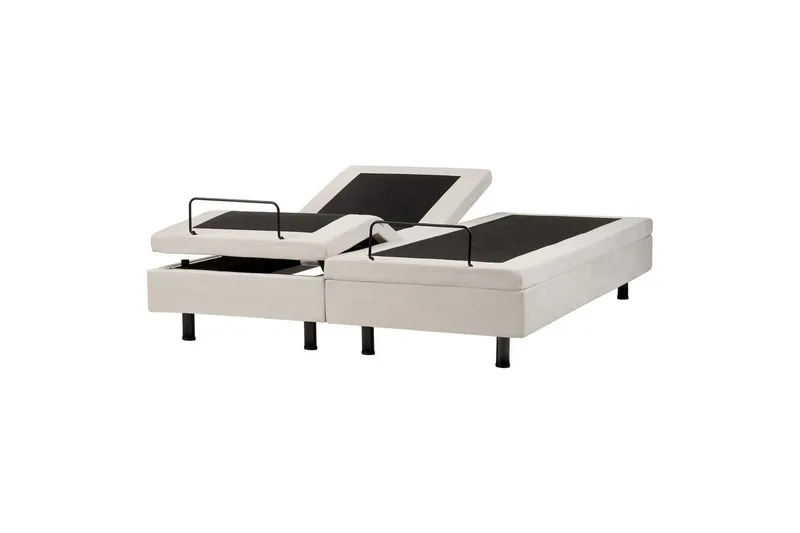 Dubbelsäng Duke II Beige-Svart, 160x200 cm, Beige-Svart, 160x200 cm