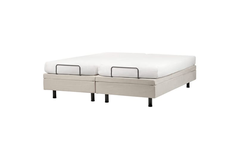 Dubbelsäng Duke II Beige-Svart, 180x200 cm - Beige-Svart, 180x200 cm - Möbler - Sovrum - Sängar - Komplett Sängpaket