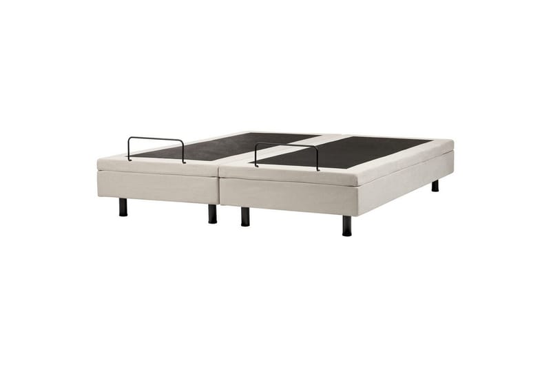 Dubbelsäng Duke II Beige-Svart, 180x200 cm - Beige-Svart, 180x200 cm - Möbler - Sovrum - Sängar - Komplett Sängpaket