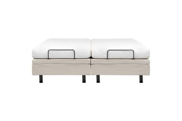 Dubbelsäng Duke II Beige-Svart, 180x200 cm - Beige-Svart, 180x200 cm - Möbler - Sovrum - Sängar - Komplett Sängpaket