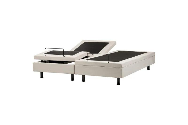 Dubbelsäng Duke II Beige-Svart, 180x200 cm, Beige-Svart, 180x200 cm
