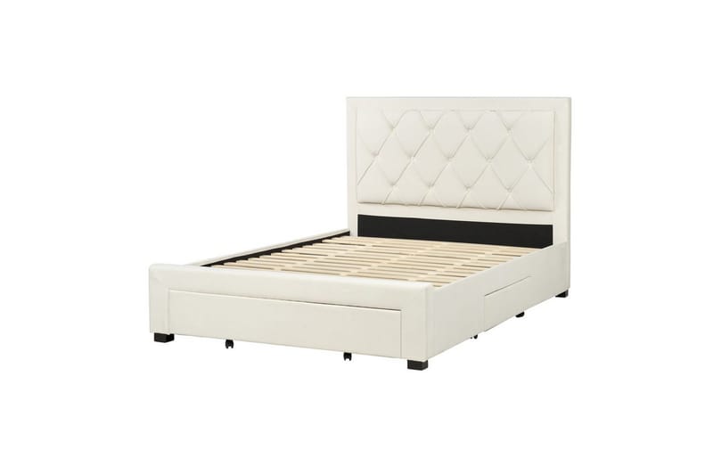 Dubbelsäng Lievin med förvaring 140x200 cm - 140x200 cm - Möbler - Sovrum - Sängar - Sängar med förvaring