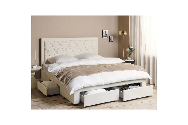 Dubbelsäng Lievin med förvaring 180x200 cm - 180x200 cm - Möbler - Sovrum - Sängar - Sängar med förvaring