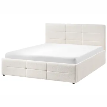 Dubbelsäng Massognes 140x200 cm - Off-White - Möbler - Sovrum - Sängar - Sängar med förvaring