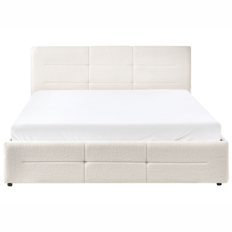 Dubbelsäng Massognes 160x200 cm - Off-White - Möbler - Sovrum - Sängar - Sängar med förvaring