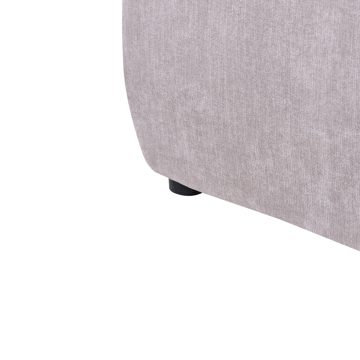 Dubbelsäng Mouzon 140x200 cm - Taupe - Möbler - Sovrum - Sängram & sängstomme