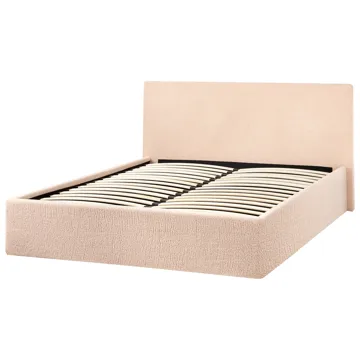 Dubbelsäng Orbey 120x200 cm - Beige - Möbler - Sovrum - Sängram & sängstomme