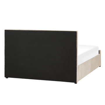 Dubbelsäng Rochefort 180x200 cm - Beige - Möbler - Sovrum - Sängram & sängstomme