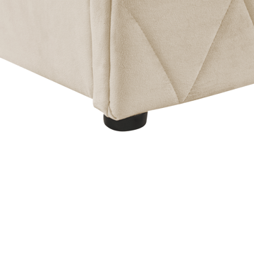 Dubbelsäng Rochefort 180x200 cm - Beige - Möbler - Sovrum - Sängram & sängstomme