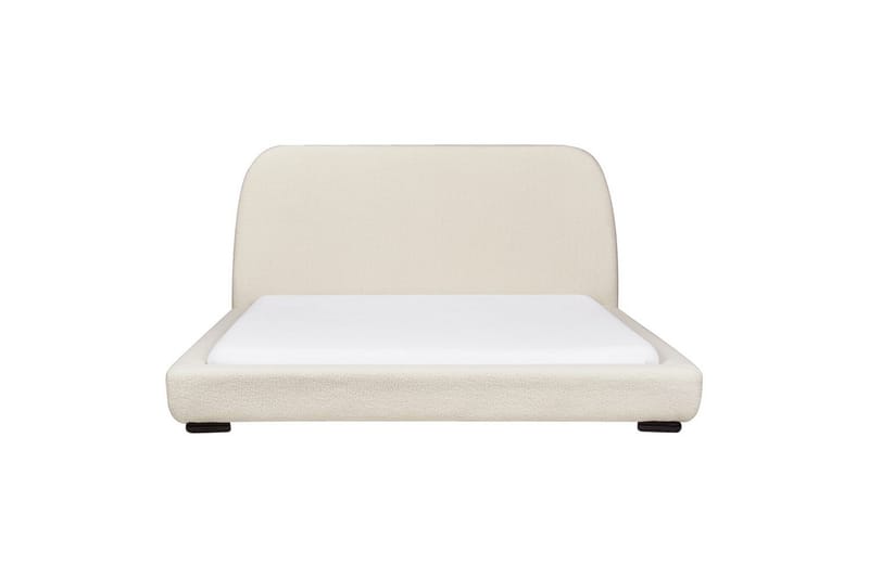 Dubbelsäng Roisel med lamellram 160x200, Bouclé - 160x200, Bouclé - Möbler - Sovrum - Sängar - Ramsäng