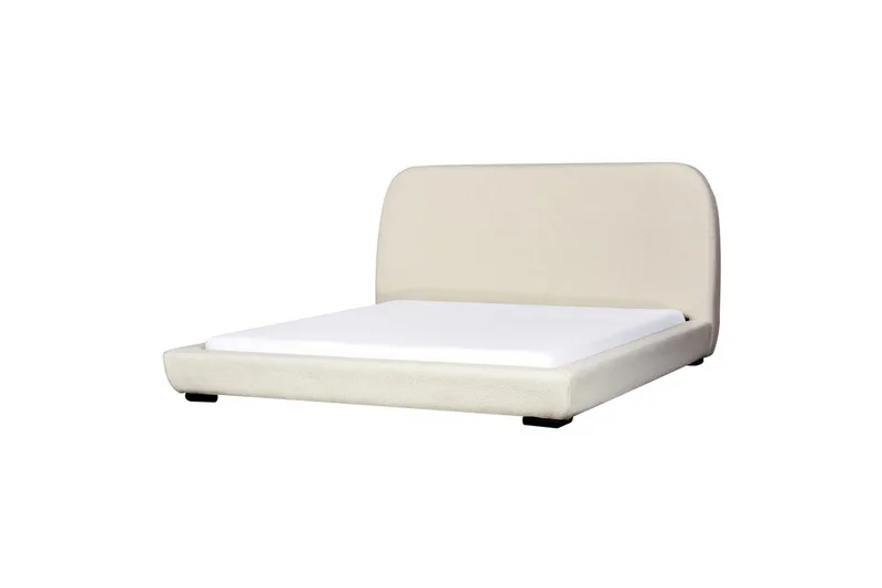 Dubbelsäng Roisel med lamellram 180x200, Bouclé - 180x200, Bouclé - Möbler - Sovrum - Sängar - Ramsäng