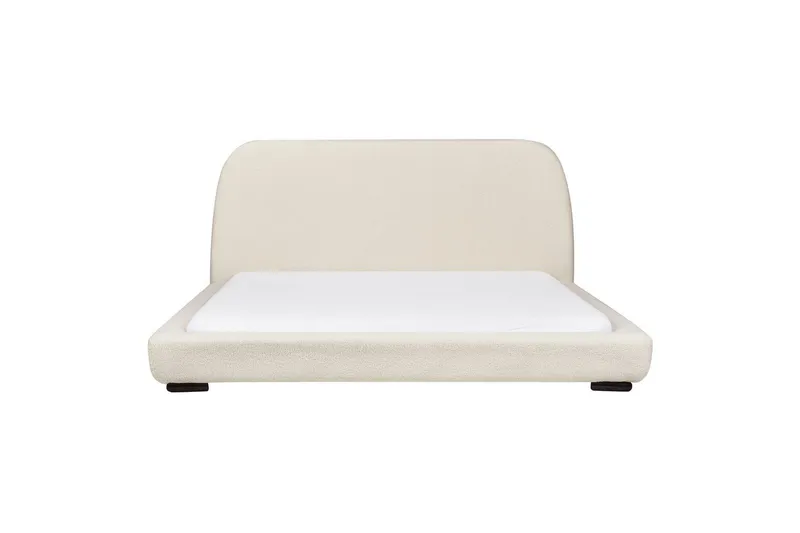 Dubbelsäng Roisel med lamellram 180x200, Bouclé - 180x200, Bouclé - Möbler - Sovrum - Sängar - Ramsäng