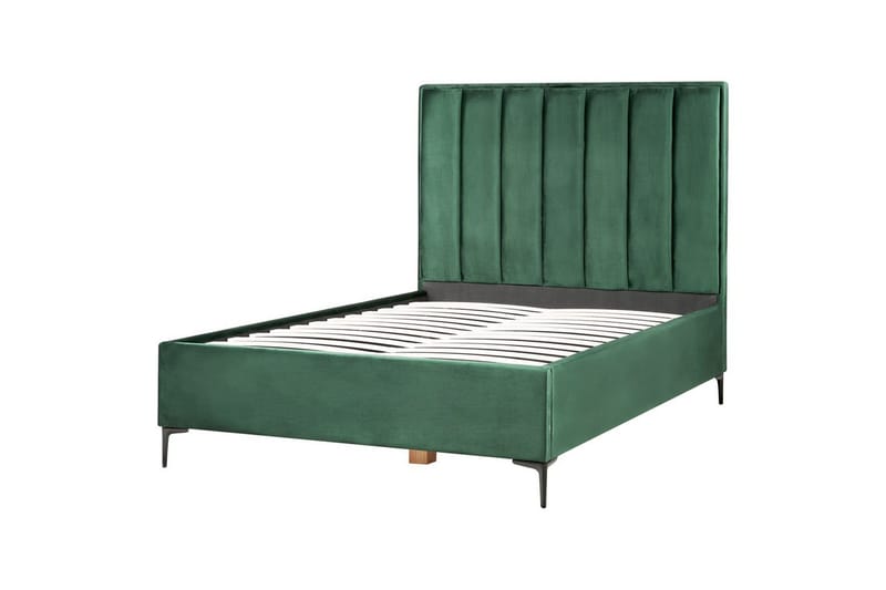 Dubbelsäng Sezanne med förvaring Grön-Svart, 140x200 cm - Grön-Svart, 140x200 cm - Möbler - Sovrum - Sängar - Sängar med förvaring