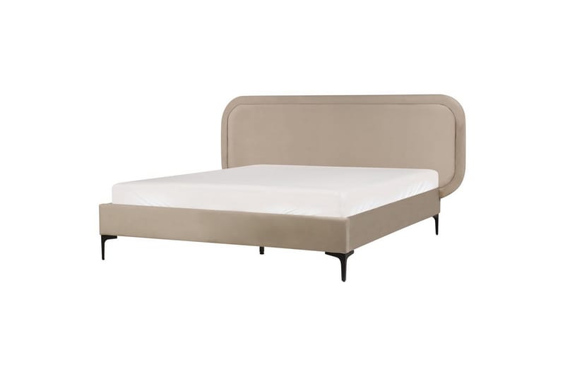 Dubbelsäng Suzette med lamellram Beige, 160x200 cm, Beige, 160x200 cm