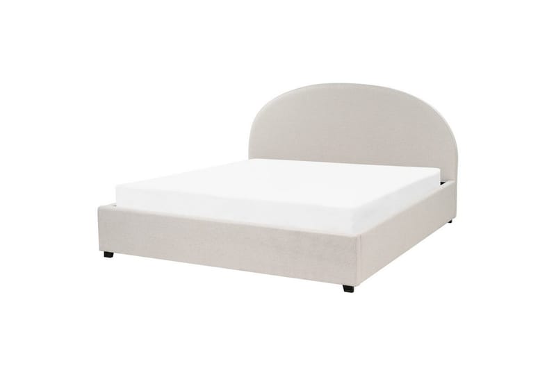 Dubbelsäng Vaucluse med förvaring Beige, 180x200 cm, Polyester - Beige, 180x200 cm, Polyester - Möbler - Sovrum - Sängar - Sängar med förvaring