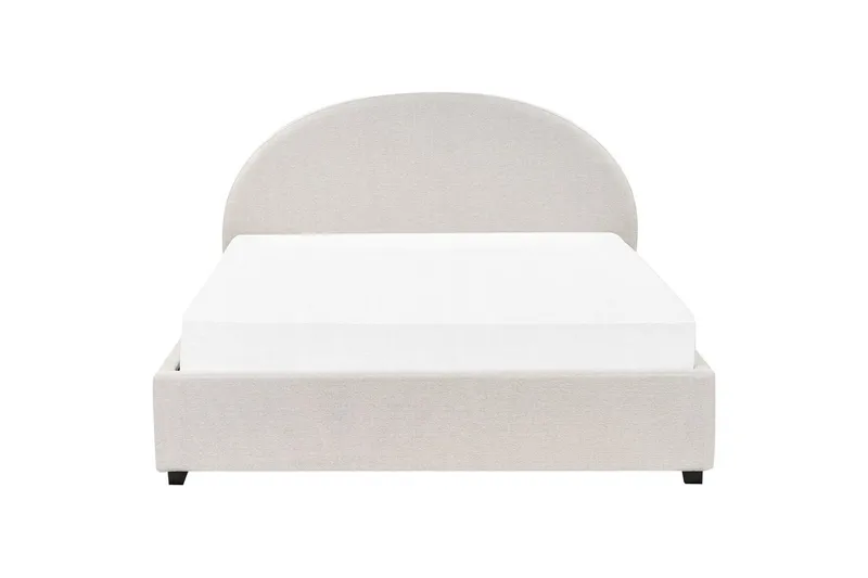 Dubbelsäng Vaucluse med förvaring Ljusbeige, 160x200 cm, Polyester - Ljusbeige, 160x200 cm, Polyester - Möbler - Sovrum - Sängar - Sängar med förvaring