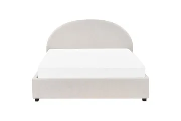 Dubbelsäng Vaucluse med förvaring Ljusbeige, 160x200 cm, Polyester - Ljusbeige, 160x200 cm, Polyester - Möbler - Sovrum - Sängar - Sängar med förvaring