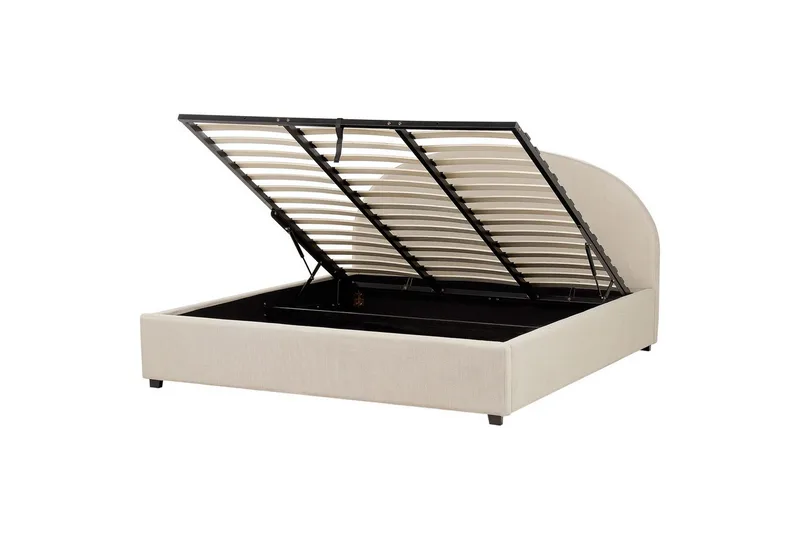 Dubbelsäng Vaucluse med förvaring Sandeige, 180x200 cm, Polyester, Sandeige, 180x200 cm, Polyester