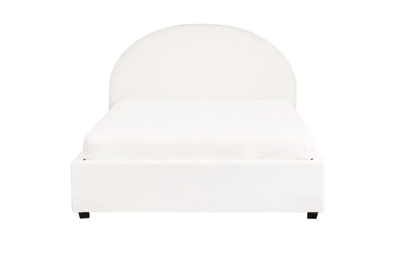 Dubbelsäng Vaucluse med förvaring Vit, 140x200 cm, Bouclé - Vit, 140x200 cm, Bouclé - Möbler - Sovrum - Sängar - Sängar med förvaring