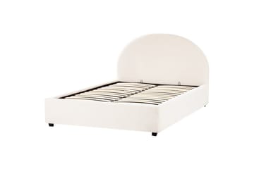Dubbelsäng Vaucluse med förvaring Vit, 140x200 cm, Bouclé - Vit, 140x200 cm, Bouclé - Möbler - Sovrum - Sängar - Sängar med förvaring