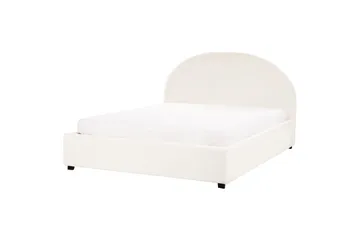 Dubbelsäng Vaucluse med förvaring Vit, 160x200 cm, Bouclé - Vit, 160x200 cm, Bouclé - Möbler - Sovrum - Sängar - Sängar med förvaring