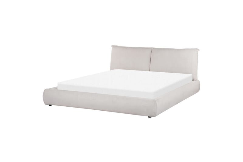 Dubbelsäng Vinay med lamellram Ljusbeige, 180x200 cm - Ljusbeige, 180x200 cm - Möbler - Sovrum - Sängar - Ramsäng