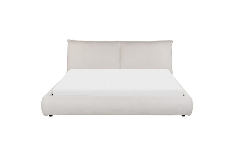 Dubbelsäng Vinay med lamellram Ljusbeige, 180x200 cm - Ljusbeige, 180x200 cm - Möbler - Sovrum - Sängar - Ramsäng
