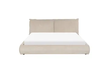 Dubbelsäng Vinay med lamellram Taupe, 180x200 cm - Taupe, 180x200 cm - Möbler - Sovrum - Sängar - Ramsäng