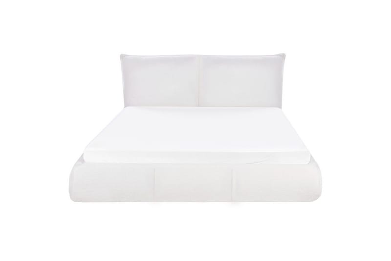 Dubbelsäng Vinay med lamellram Vit, 160x200 cm - Vit, 160x200 cm - Möbler - Sovrum - Sängar - Ramsäng