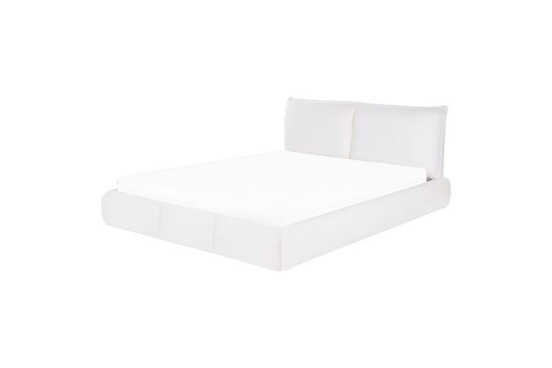 Dubbelsäng Vinay med lamellram Vit, 160x200 cm - Vit, 160x200 cm - Möbler - Sovrum - Sängar - Ramsäng