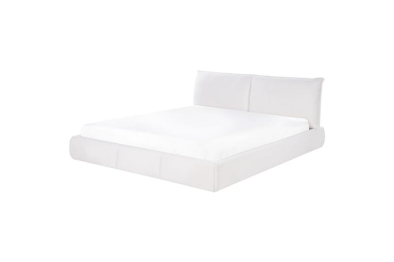 Dubbelsäng Vinay med lamellram Vit, 180x200 cm - Vit, 180x200 cm - Möbler - Sovrum - Sängar - Ramsäng