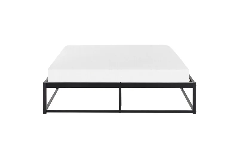 Dubbelsäng Viry med lamellram Svart, 140x200 cm - Svart, 140x200 cm - Möbler - Sovrum - Sängar - Ramsäng