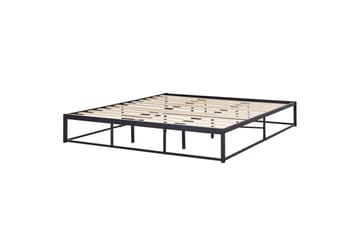 Dubbelsäng Viry med lamellram Svart, 180x200 cm - Svart, 180x200 cm - Möbler - Sovrum - Sängar - Ramsäng