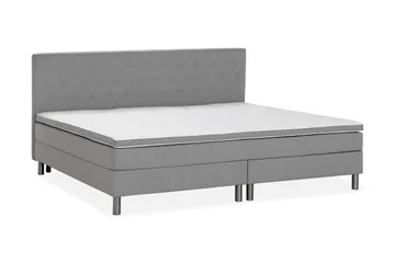 Ella Familjesäng 240x210  cm - (+Fler val) Ljusgrå - Möbler - Sovrum - Sängar - Komplett Sängpaket