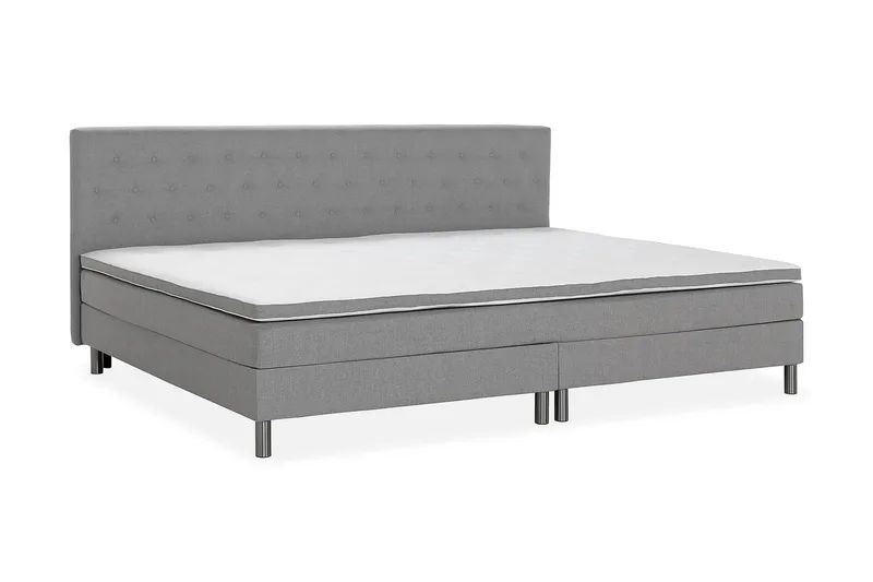 Ella Familjesäng 280x200  cm - (+Fler val) Ljusgrå - Möbler - Sovrum - Sängar - Komplett Sängpaket