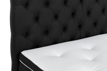 Ella Sängpaket 120x200 cm Djuphäftad Gavel - Svart - Möbler - Sovrum - Sängar - Komplett Sängpaket