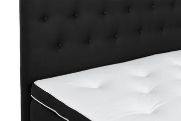 Ella Sängpaket 160x200 cm Knapp Gavel - Svart - Möbler - Sovrum - Sängar - Komplett Sängpaket