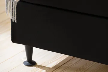 Ella Sängpaket 90x200 cm Djuphäftad Gavel - Svart - Möbler - Sovrum - Sängar - Komplett Sängpaket