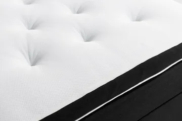 Ella Sängpaket 90x200 cm Djuphäftad Gavel - Svart - Möbler - Sovrum - Sängar - Komplett Sängpaket