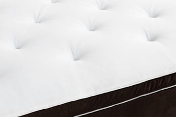 Ella Sängpaket 90x200 cm Knapp Gavel - Brun/Sammet - Möbler - Sovrum - Sängar - Komplett Sängpaket