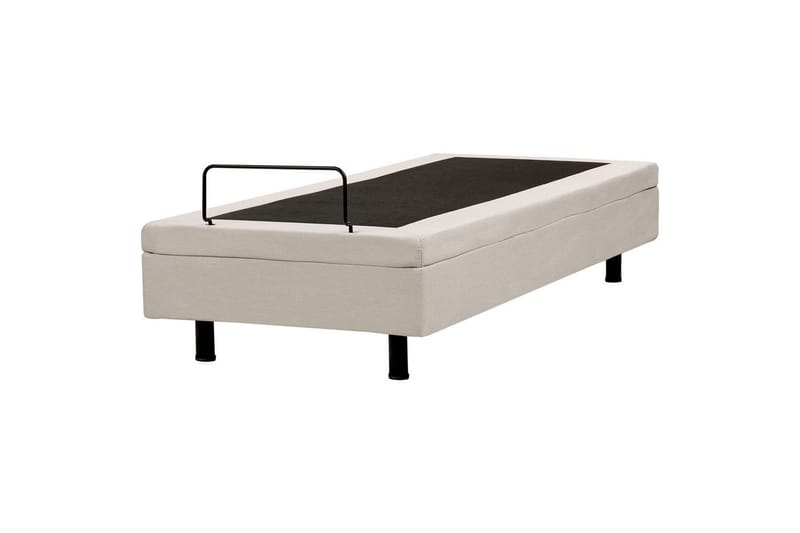Enkelsäng Duke II Beige-Svart, 80x200 cm - Beige-Svart, 80x200 cm - Möbler - Sovrum - Sängar - Ställbara sängar