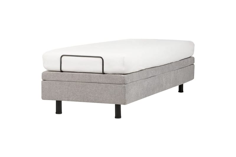 Enkelsäng Duke II Grå-Svart, 80x200 cm - Grå-Svart, 80x200 cm - Möbler - Sovrum - Sängar - Ställbara sängar