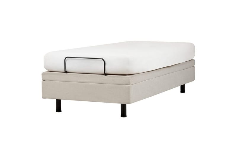 Enkelsäng Duke II Ljusbeige, 90x200 cm - Ljusbeige, 90x200 cm - Möbler - Sovrum - Sängar - Ställbara sängar