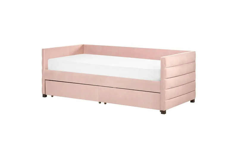 Enkelsäng Marray med förvaring Rosa - Rosa - Möbler - Sovrum - Sängar - Sängar med förvaring